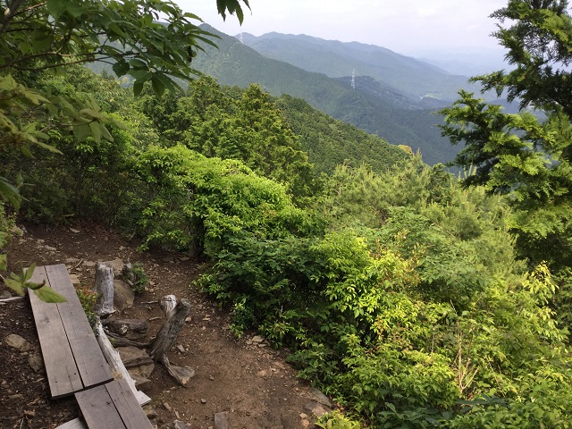 ベンチと展望